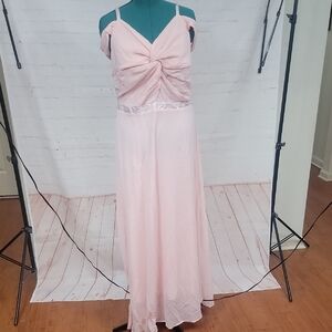 Pink Ruched Sweetheart Prom Dress